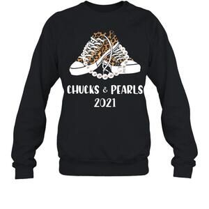 Chucks And Pearls 2021 Leopard Sweatshirt